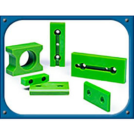 Green Oil-Filled Cast Nylon Tube, 5"ID X 6.250"OD X 13"L