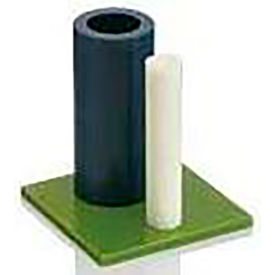 Green Oil-Filled Cast Nylon Tube, 4.500" ID X 7" OD X 13" L