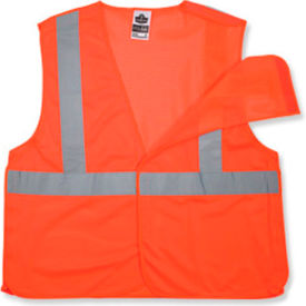 Class 2 Econo Breakaway Vest, Orange, L/XL