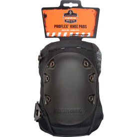 ProFlex 335 Slip-Resistant Rubber Cap Knee Pad, Black Cap, One Size