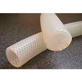 Braided Silicone Tube, 0.312"ID X .592"OD X 100'L, Roll