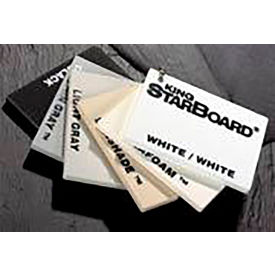 White/White Starboard Sheet, 0.250" Thick X 54.000" W X 96.000" L
