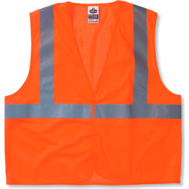 Class 2 Super Econo Vest, Orange, 4XL/5XL