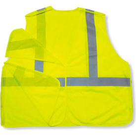 Class 2 Econo Breakaway Vest, Lime, S/M