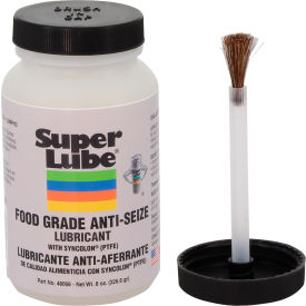 8 oz Food Grade Anti-Seize Lubricant with Syncolon, PTFE, White, Bottle