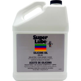 Super Lube Silicone Oil, 350 cSt, 1 gal Bottle, Clear