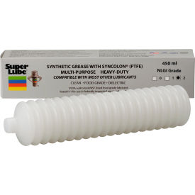 Super Lube 450 ml Multi-Purpose Synthetic Grease, NLGI 2 with Syncolon PTFE, Bellows Cartridge