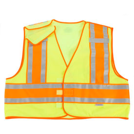 Public Safety Vest, Lime, 4XL/5XL