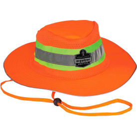 GloWear 8935 Class HW Hi-Vis Ranger Hat, Orange, L/XL