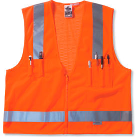 Class 2 Surveyors Vest, Orange, L/XL