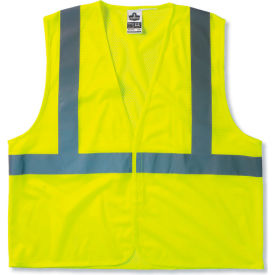 GloWear 8210HL Class 2 Economy Vest, Lime, L/XL