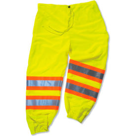 GloWear 8911 Class E Two-Tone Pants, Lime, 4XL/5XL