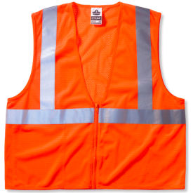 GloWear 8210Z Class 2 Economy Vest, Orange, L/XL