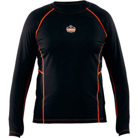 N-Ferno 6435 Thermal Base Layer Long Sleeve Shirt, Black, 3XL