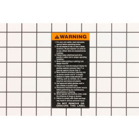 Warning Label 54A, 6296150