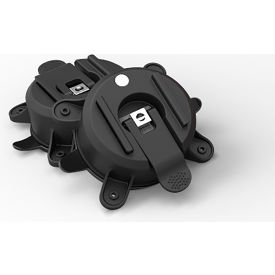 15' Magnetic Wall Mount Barrier, Suction Cup