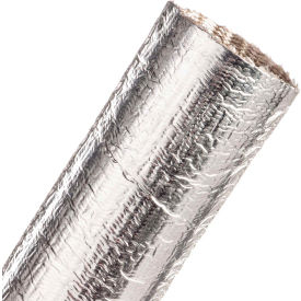 Thermashield Aluminized Fiberglass Tube 2" Dia., 100', Silver