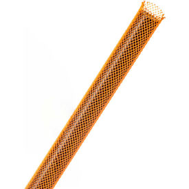 1/4" Flexo PET General Purpose Sleeving, Diameter 1/4", Length 1000', Color Orange