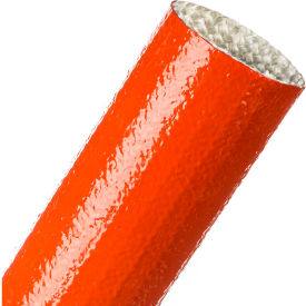 Fireflex Silicone Coated Fiberglass Sleeve 2.38" Dia., 25', Red