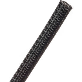 Clean Cut Fray Resistant Sleeving 3/8" Dia., 100', Black