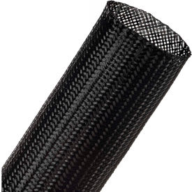 Clean Cut Fray Resistant Sleeving 1.75" Dia., 50', Black