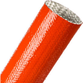 Fireflex Silicone Coated Fiberglass Sleeve 2.50" Dia., 50', Red