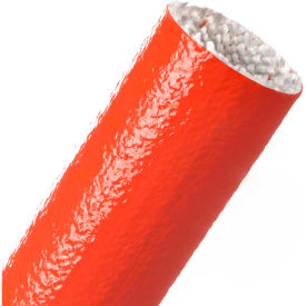 Fireflex Silicone Coated Fiberglass Sleeve 1.75" Dia., 25', Red