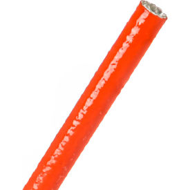Fireflex Silicone Coated Fiberglass Sleeve .38" Dia., 50', Red