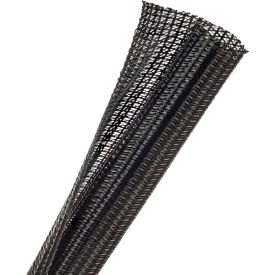 Flexo F6 Split Wrappable Sleeve 3/4" Dia., 50', Black