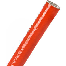 Fireflex Silicone Coated Fiberglass Sleeve .63" Dia., 50', Red