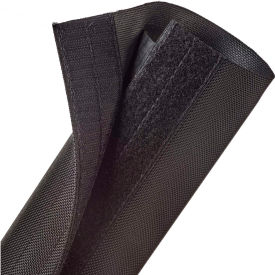 Durawrap 1050 Ballistic Nylon Wrap w/ Velcro Closure 3" Dia., 25', Black