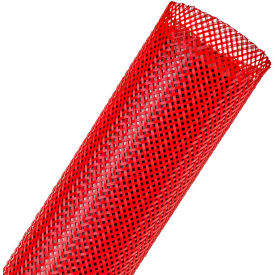 1-1/2" Flexo PET General Purpose Sleeving, 40', Red