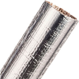 Thermashield Aluminized Fiberglass Tube 2.50" Dia., 50', Silver