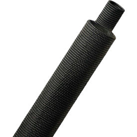 2:1 Fabric Heat Shrink .79" Diameter, 25', Black