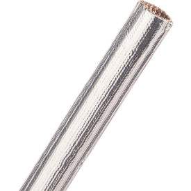 Thermashield Aluminized Fiberglass Tube .63" Dia., 250', Silver