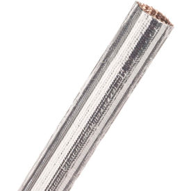 Thermashield Aluminized Fiberglass Tube .75" Dia., 250', Silver