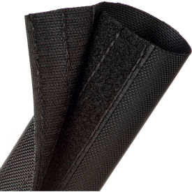 Durawrap 1050 Ballistic Nylon Wrap w/ Velcro Closure 2" Dia., 150', Black