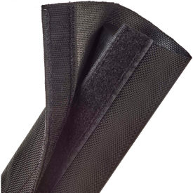 Durawrap 1050 Ballistic Nylon Wrap w/ Velcro Closure 2.50" Dia., 25', Black