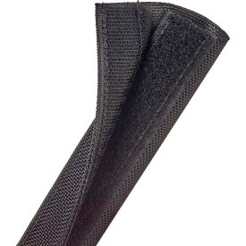 Durawrap 1050 Ballistic Nylon Wrap w/ Velcro Closure 1" Dia., 150', Black