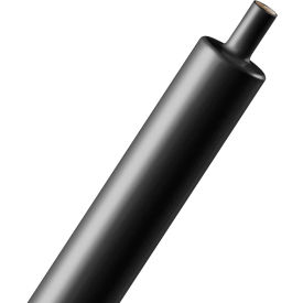 3:1 Dual Wall Adhesive Heat Shrink, 4' Sticks 3/4" Diameter, Black