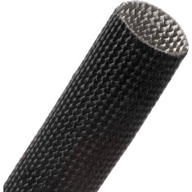 Insultherm Resin Coated Fiberglass Sleeve 1.50" Dia., 25', Black