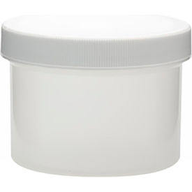 250ML Polypropylene(PP) Jars, Unlined Caps, Case of 36