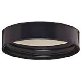 48-400 Black Phenolic Caps, 14B Rubber Liner, Case of 72
