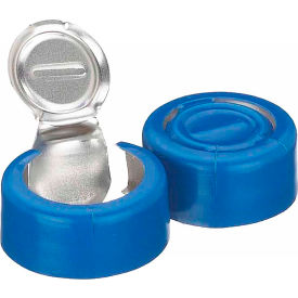 13mm Crimp Seal, Tear-Off, Aluminum Blue, Unlined, Case of 1000