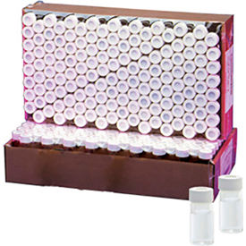 20ML Vials, Clear In Lab File, PTFE Lined, Case of 72