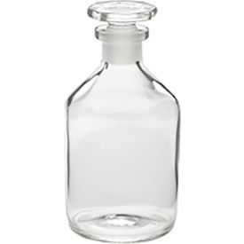 100ML Reagent Bottles, Clear Glass, Ground Stopper, Case of 6