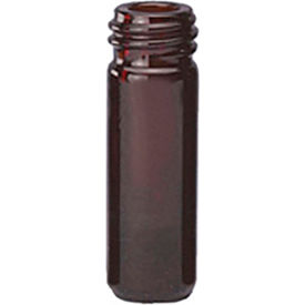 1ML Amber Borosilicate Glass V-Vials, 13-425, No Caps, Case of 12