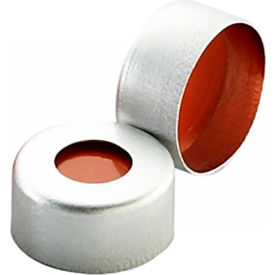 11mm Crimp Seal, Aluminum, PTFE/Red Rubber, Case of 1000