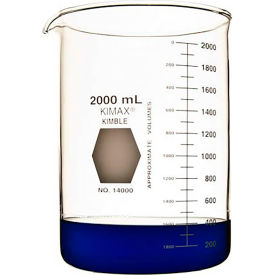 Low Form Griffin Beakers, 2000ML, Case of 8