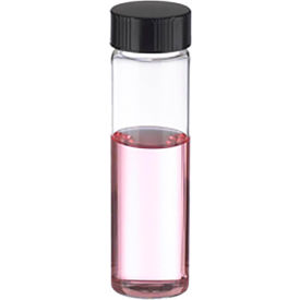 40ML Clear Glass Vials in a box, PTFE/Rubber Liner, Case of 72